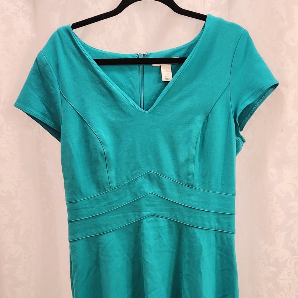 WHITE HOUSE BLACK MARKET Dress | Turquoise | Size 14